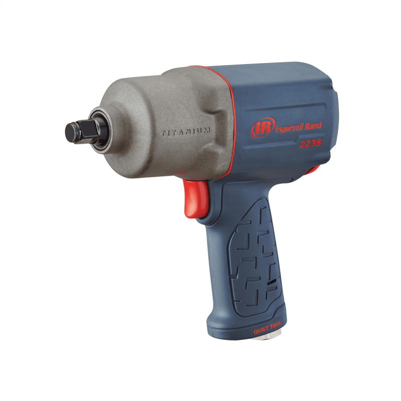 1/2" Air Impact Wrench, Quiet, 1300 ft-lbs Nut-busting Torque, Pistol Grip, Titanium Hammercase