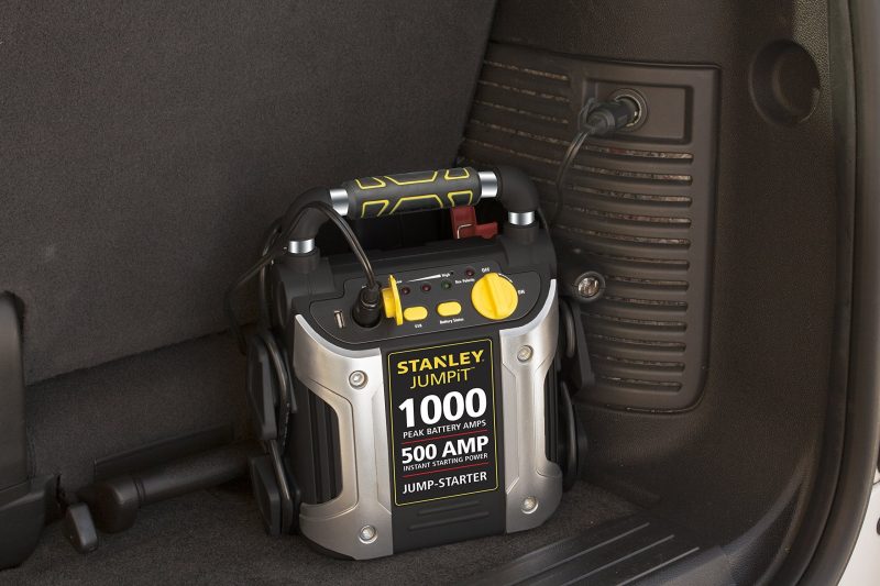 STANLEY J5C09 Power Station Jump Starter 1000 Peak, 500 Instant Amps, 120 PSI Air, Battery Clamps with Compressor - Image 6