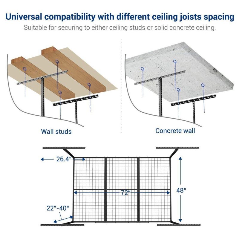 FLEXIMOUNTS Overhead Adjustable Ceiling Storage - Image 4