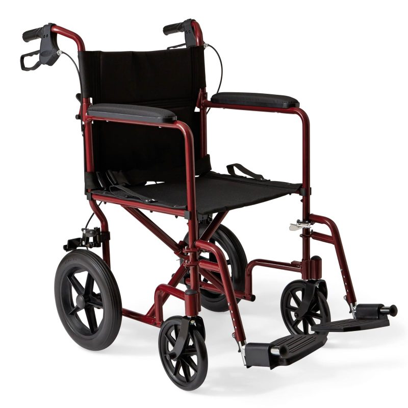 Medline Lightweight Transport Wheelchair Handbrakes