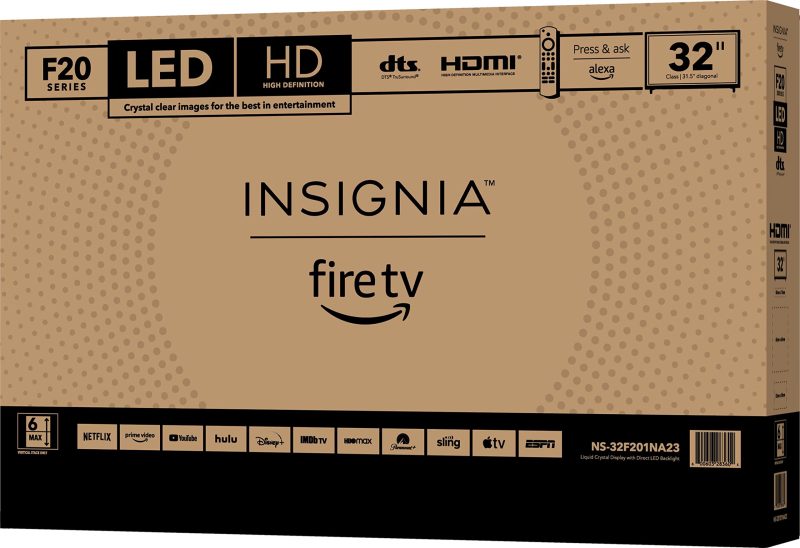 INSIGNIA 32-inch Class F20 Series Smart HD 720p Fire TV with Alexa Voice Remote (NS-32F201NA23, 2022 Model) - Image 9