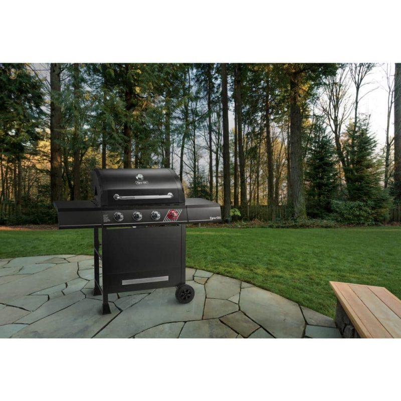 Dyna-Glo 4-Burner Natural Gas Grill in Matte Black with TriVantage Multi-Functional Cooking System DGH450CRN-D - Image 12