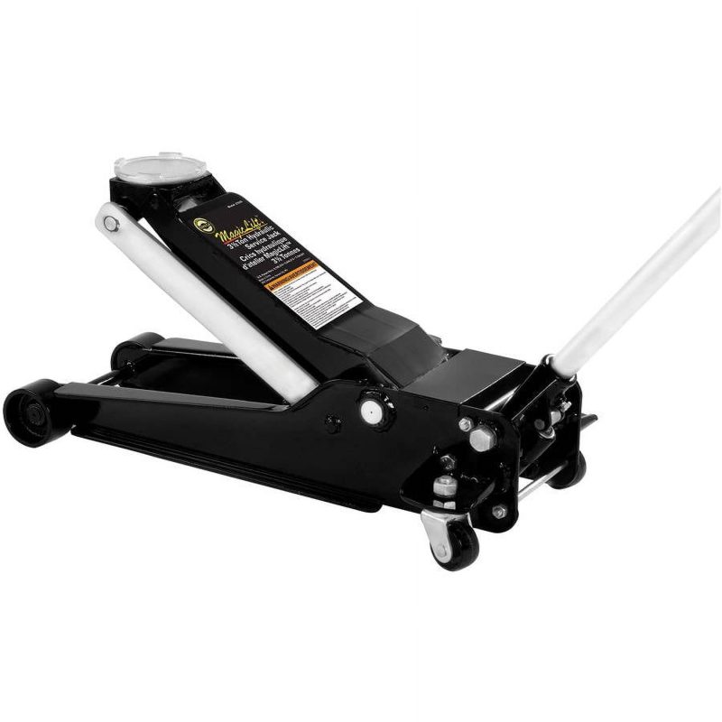 Omega 27035 Magic Lift Black/White Service Jack, 3.5 Ton Capacity - Image 3