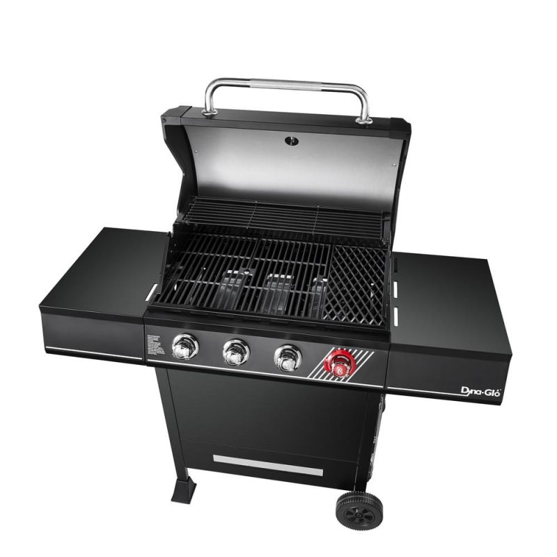 Dyna-Glo 4-Burner Natural Gas Grill in Matte Black with TriVantage Multi-Functional Cooking System DGH450CRN-D - Image 7