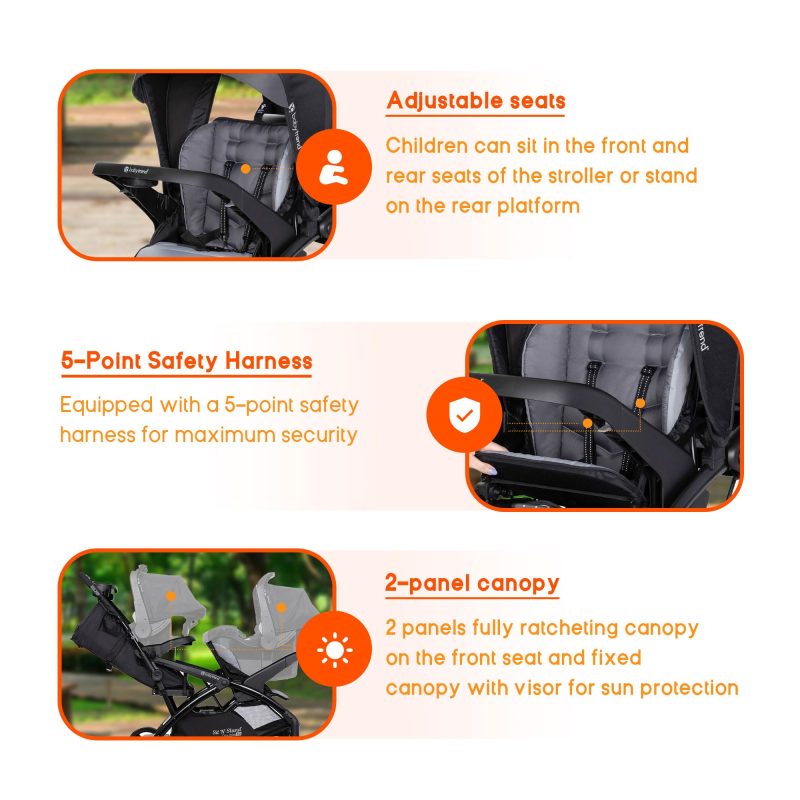 Baby Trend Stroller Harness Compartment - Image 7