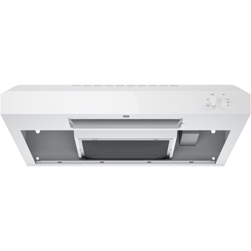 GE - 24" Convertible Range Hood - White on white - Image 6