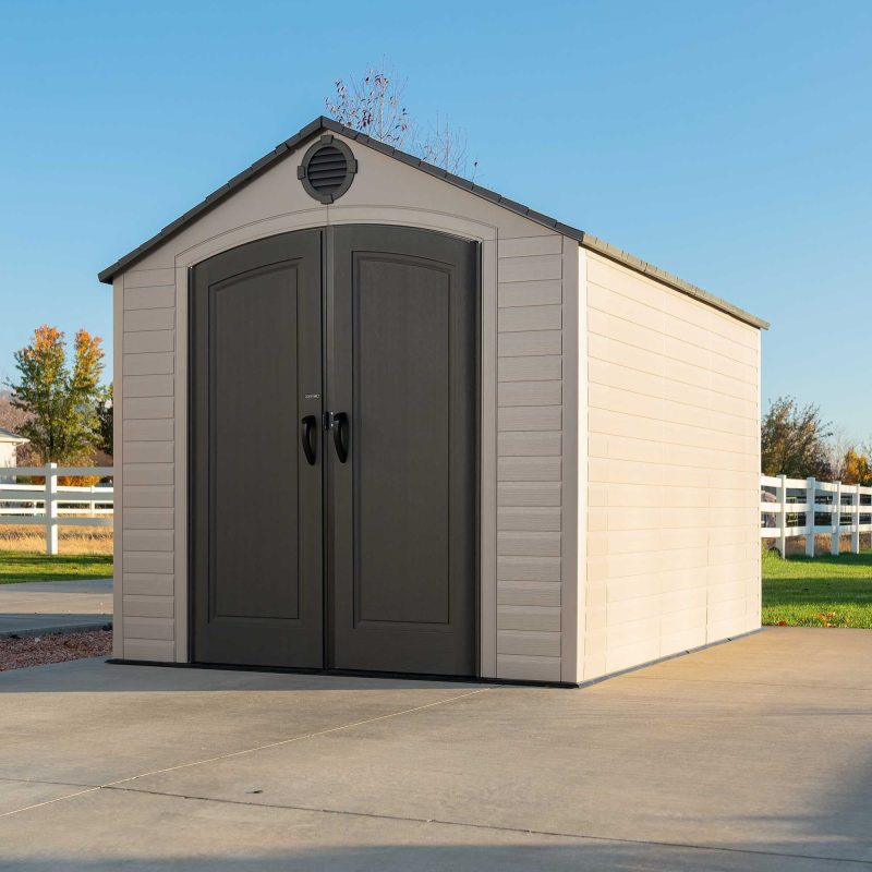 Lifetime 8 Ft. x 10 Ft. Outdoor Storage Shed - Image 5