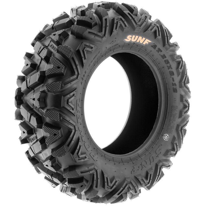 SunF All Terrain ATV UTV Tires 25x8-12 and 25x10-12 6 PR A033 (Complete Full Set of 4) - Image 9