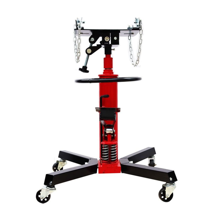 TECHTONGDA Hydraulic Transmission Jack Heavy Vehicle Lift Tool Double Pump 0.6T - Image 2