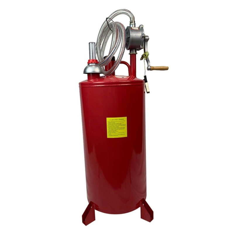 Yesfashion Gas Tank, 20 Gallon Gas Caddy with Wheel Convenient Gasoline Diesel Fuel Transfer Tank Drum Tool Jgc20 Pantone 186c