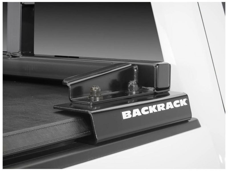 BACKRACK by RealTruck | Hardware Kit for use w/ Wide-Top Tonneau, Black, No Drill | 50327 | Compatible with 2016-2023 Toyota Tacoma; 2005-2015 Toyota Tacoma w/ Utility Track System