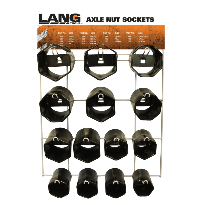 14PC Axle Nut Display