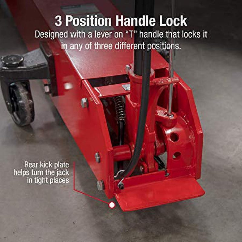 Sunex 5 Ton Air/Hydraulic Floor Service Jack - Image 2