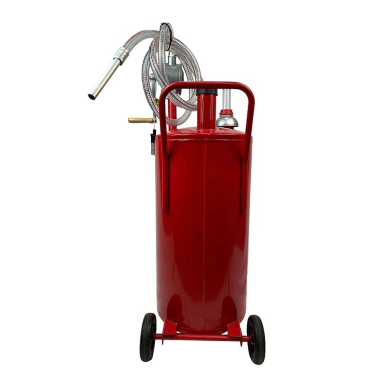 Yesfashion Gas Tank, 20 Gallon Gas Caddy with Wheel Convenient Gasoline Diesel Fuel Transfer Tank Drum Tool Jgc20 Pantone 186c - Image 3