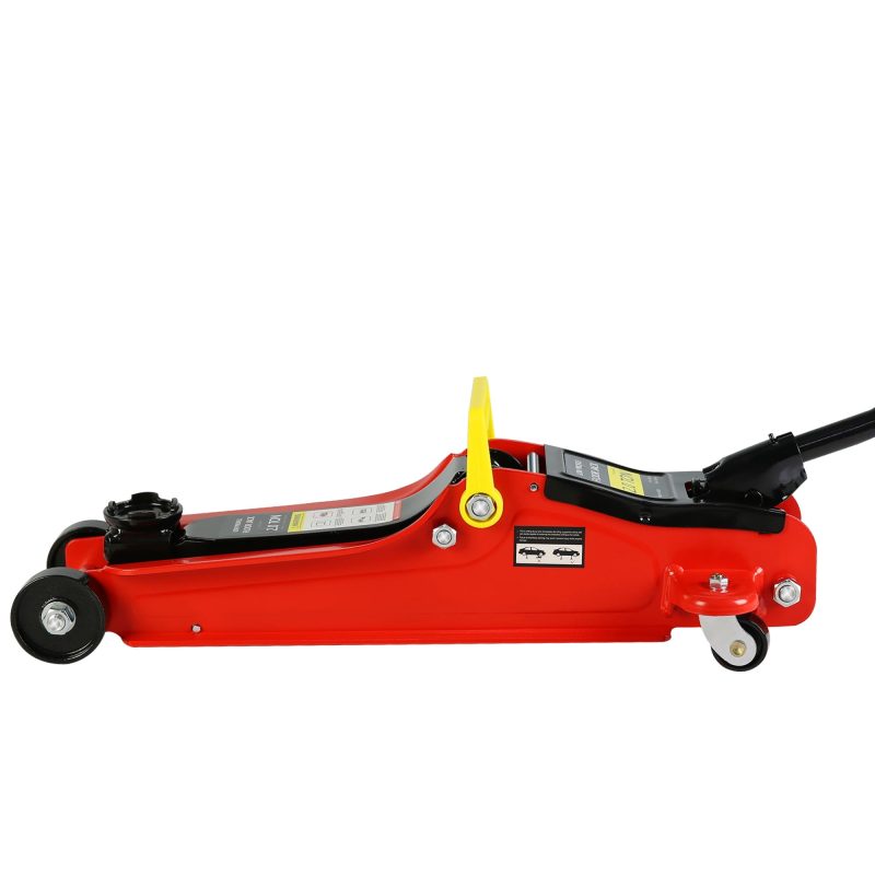 Low Profile Car Jack Lift, Seizeen 2 Ton(4000LBS) Heavy-Duty Floor Jack with Hydraulic Lift Pump, 3.3"-15.2" Quick Lift Jack with Carry Bag, Red - Image 11