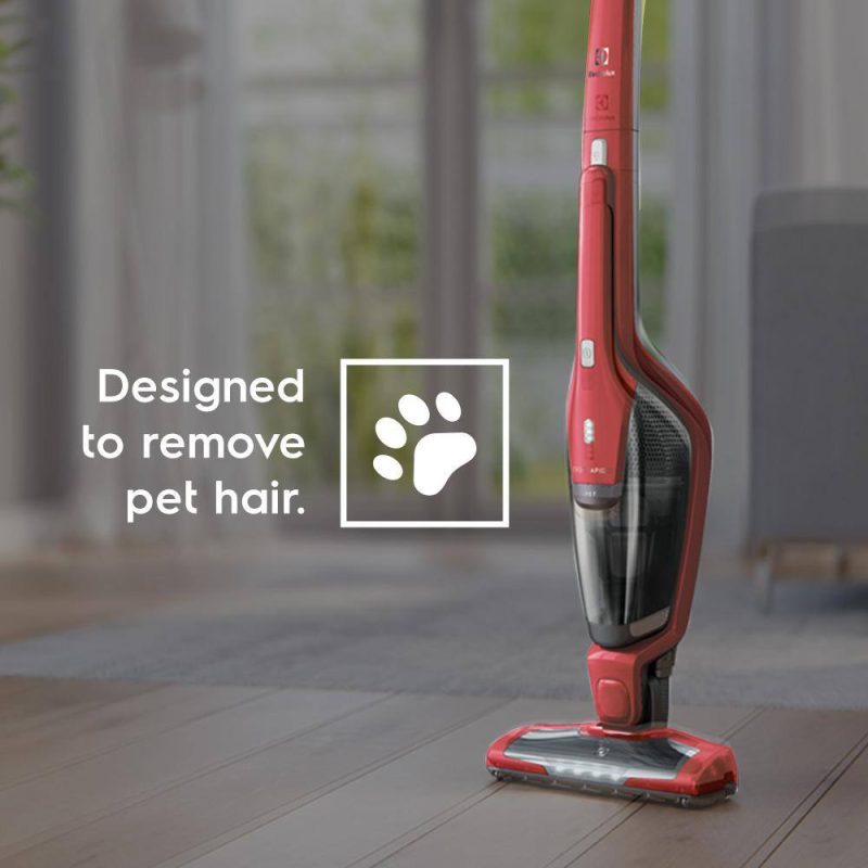 Electrolux EHVS3510AR Ergorapido Pet Bagless， Cordless， with Detachable Handset in Red Stick Vacuum - Image 3