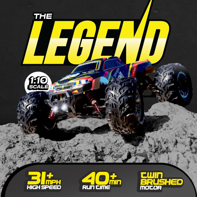 remote control car monster truck waterproof adults kids - Image 2