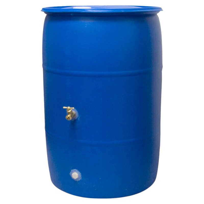 Good Ideas Big Blue 55 gal. Rain Barrel💝 Last Day For Clearance 28324924