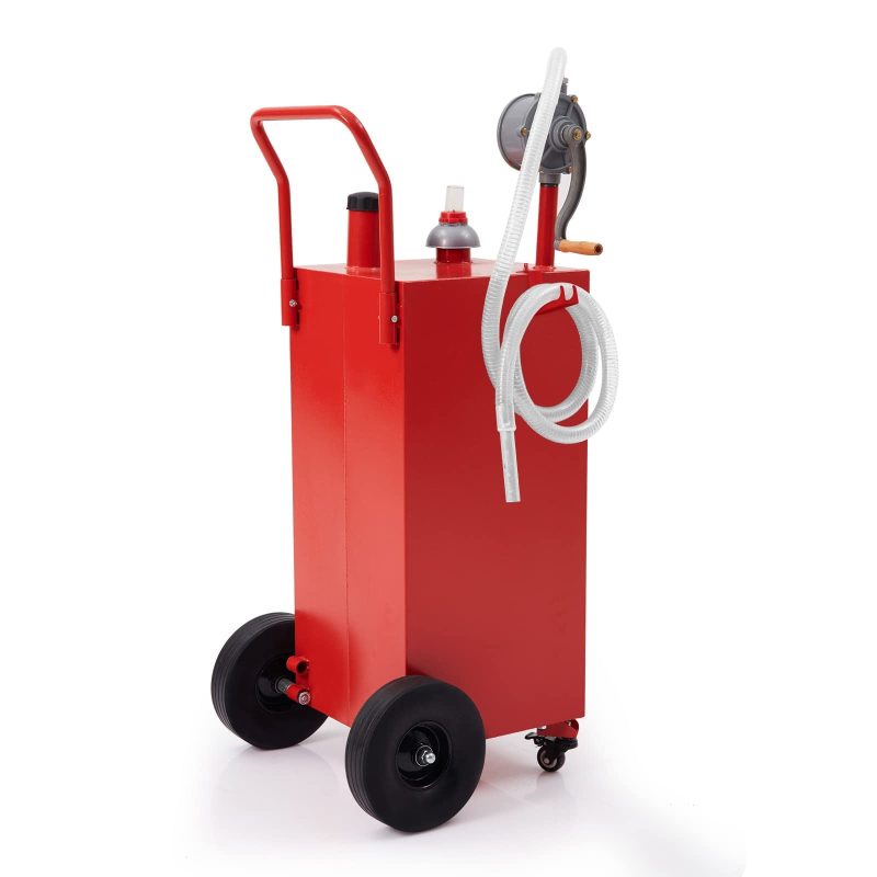 HA-EMORE Portable Gas Caddy Fuel Storage 30 Gallon Tank Gasoline Fuel for Car Lawnmower - Image 3