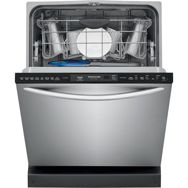 Frigidaire - Gallery 24" Compact Top Control Built-In Dishwasher with 49 dBa - Stainless steel - Image 15