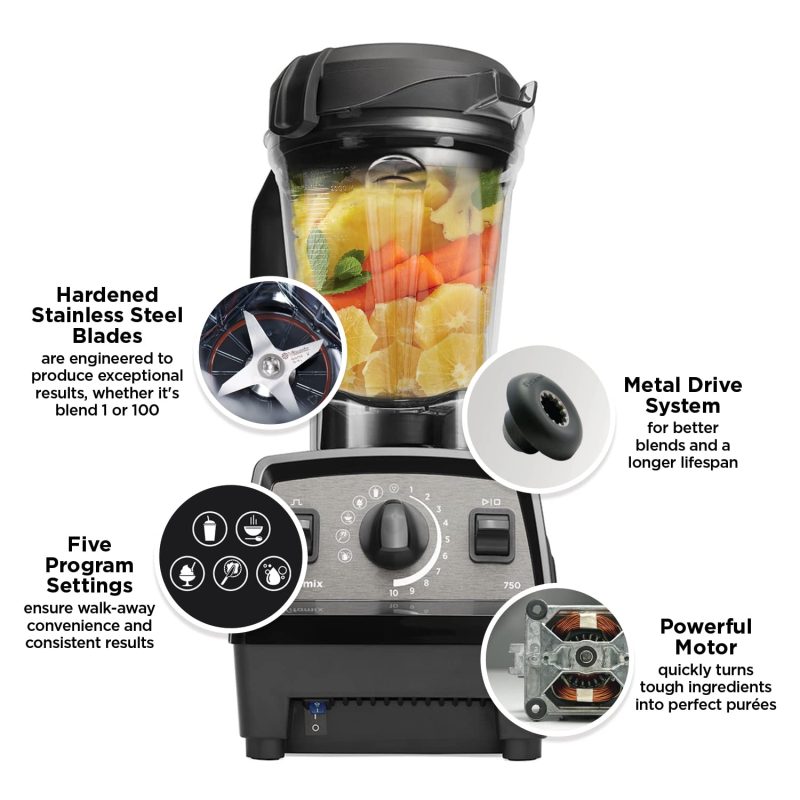 Vitamix Propel 750 Blender Black - Image 2