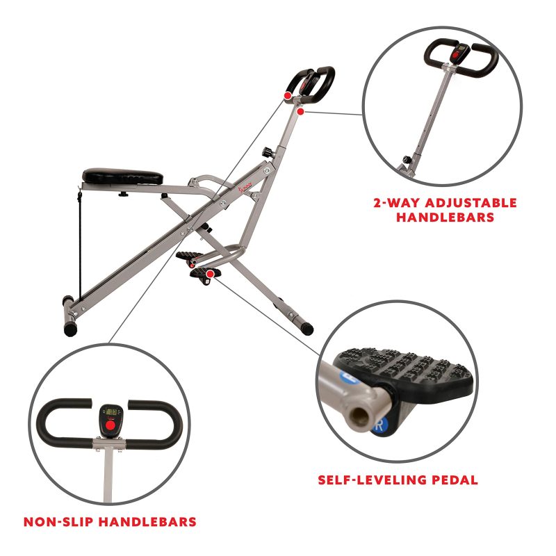 Sunny Health Fitness Row N Ride Adjustable - Image 6