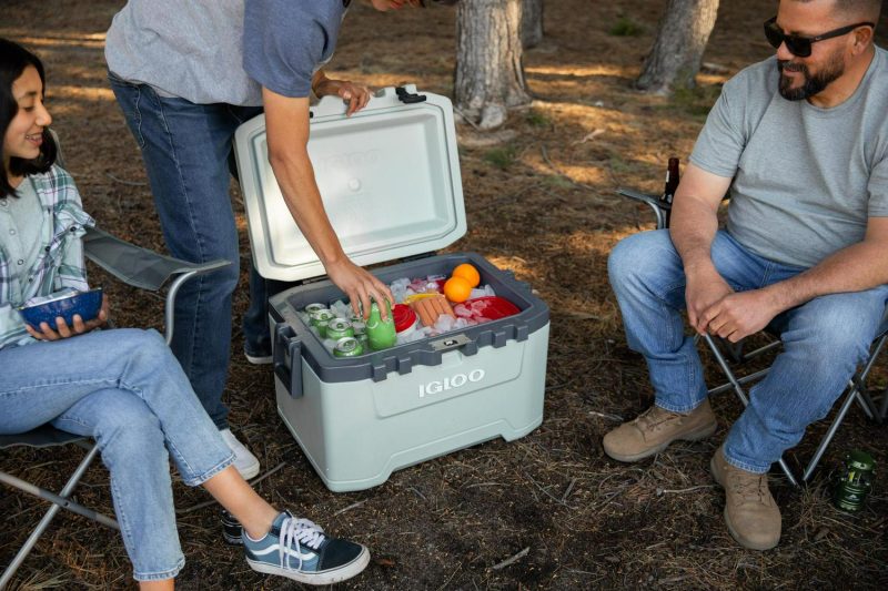 Igloo Overland 50 qt. Ice Chest Cooler， Green - Image 4