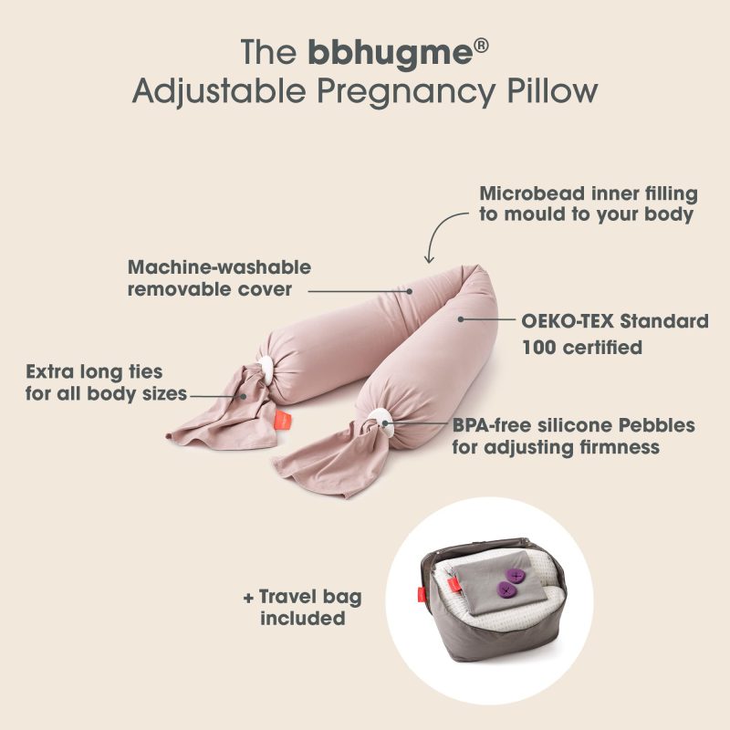 bbhugme Pregnancy Body Pillow Adjustable - Image 4