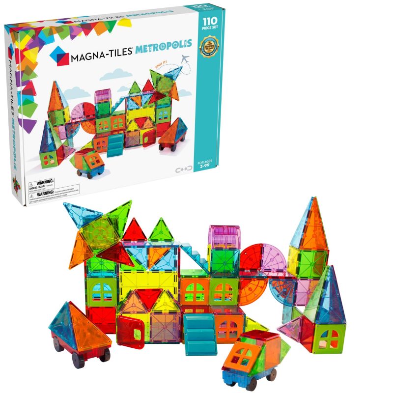 MAGNA TILES Metropolis 110 Piece Magnetic Construction