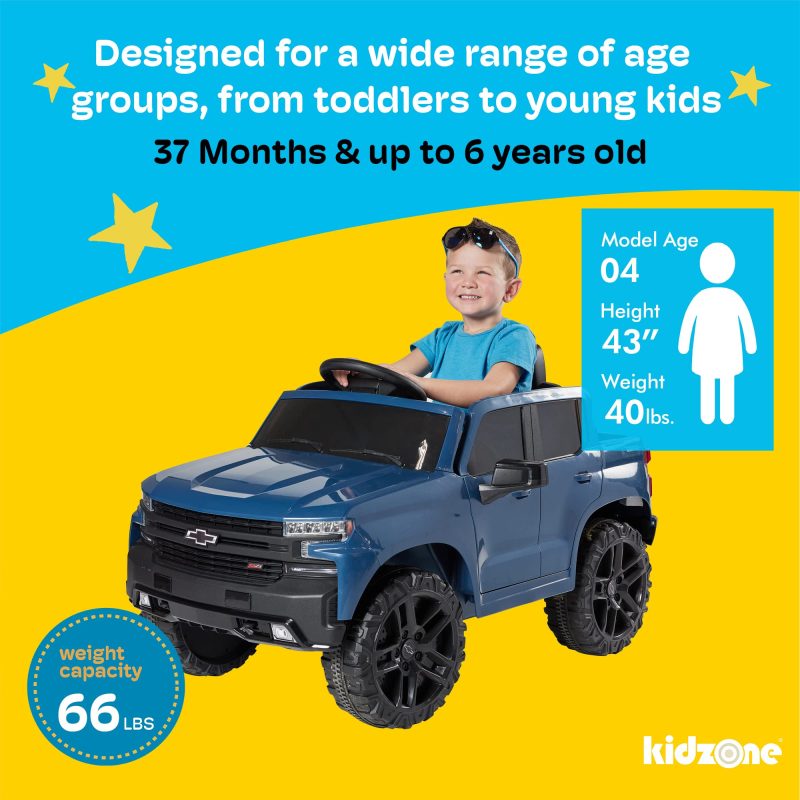 Kidzone Licensed Chevrolet Silverado Bluetooth - Image 5