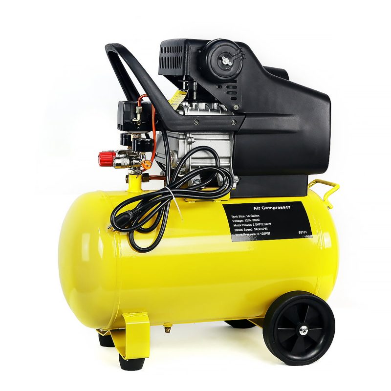 Stark Portable 3.5HP Quiet Air Compressor 10-Gallon Tank Air Compressortra Compressor Wheel - Image 4