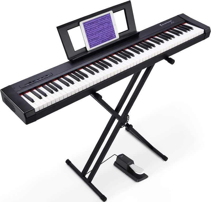 Starfavor Beginner Electric Keyboard Weighted