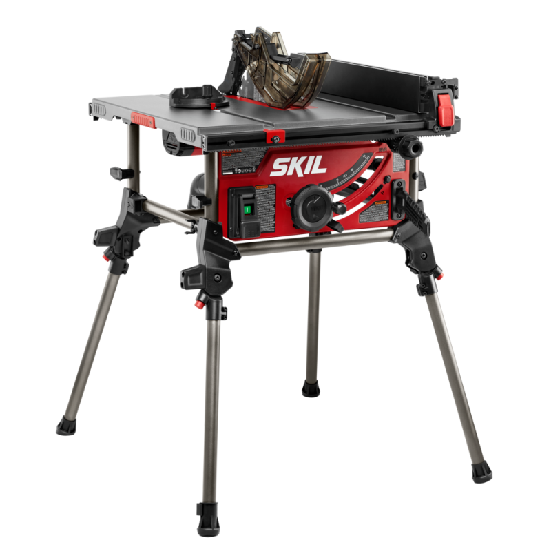 SKIL Jobsite Table Saw with Integrated Foldable Stand， 10， 15 Amp， 25-1/2” Rip Capacity - Image 3