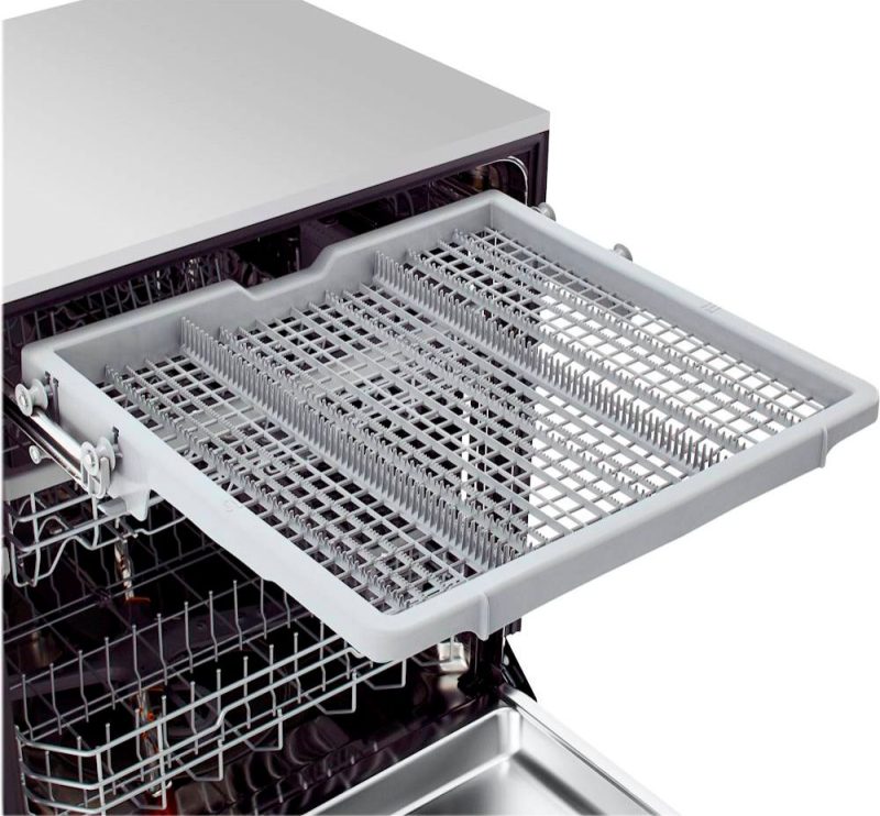 LG - 24" Top-Control Built-In Smart Wifi-Enabled Dishwasher with Stainless Steel Tub, Quadwash, and 3rd Rack - Stainless steel - Image 19