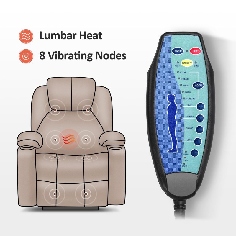 Mcombo Electric Massage Recliner Charging - Image 3