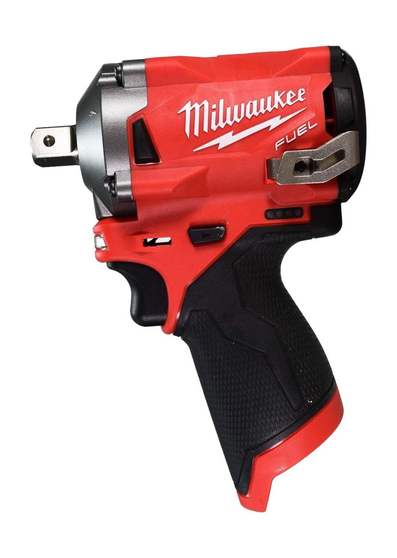 Milwaukee 2555P-20 12V Cordless Brushless 1/2" Stubby Impact Wrench with P"Detent