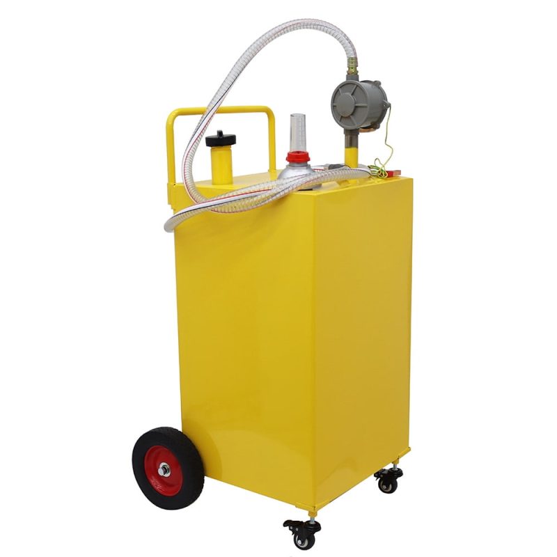 TECHTONGDA Portable Gas Caddy Fuel Storage Tank 30 Gallon Fuel Storage Container for Tankers Ships Outdoor Industry Construction Industry