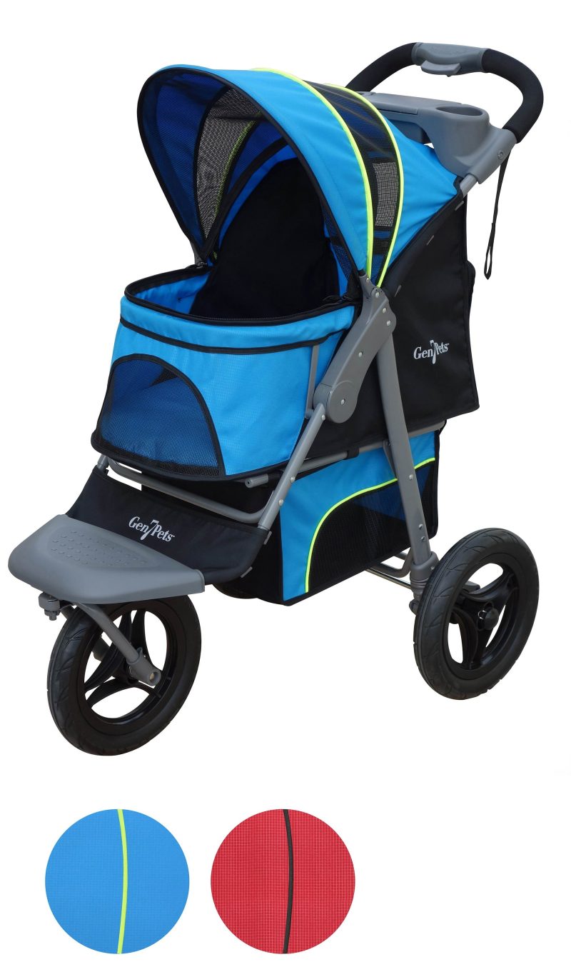 Gen7Pets Jogger Dog Stroller, Trailblazer Blue, 38