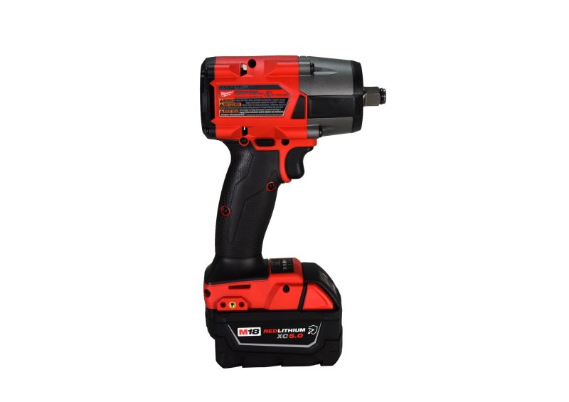 Milwaukee 2962-22R M18 Fuel 18 V 5 amps 1/2 in. Cordless Brushless Mid-Torque Impact Wrench Kit - Image 4