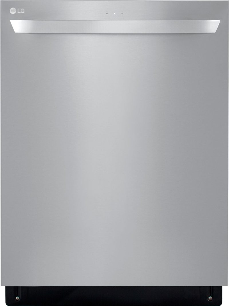 LG - 24" Top-Control Built-In Smart Wifi-Enabled Dishwasher with Stainless Steel Tub, Quadwash, and 3rd Rack - Stainless steel - Image 21