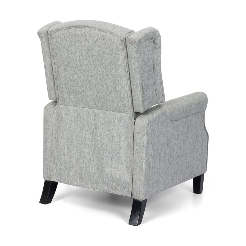 Breyon Contemporary Tufted Fabric Push Back Recliner - Image 12