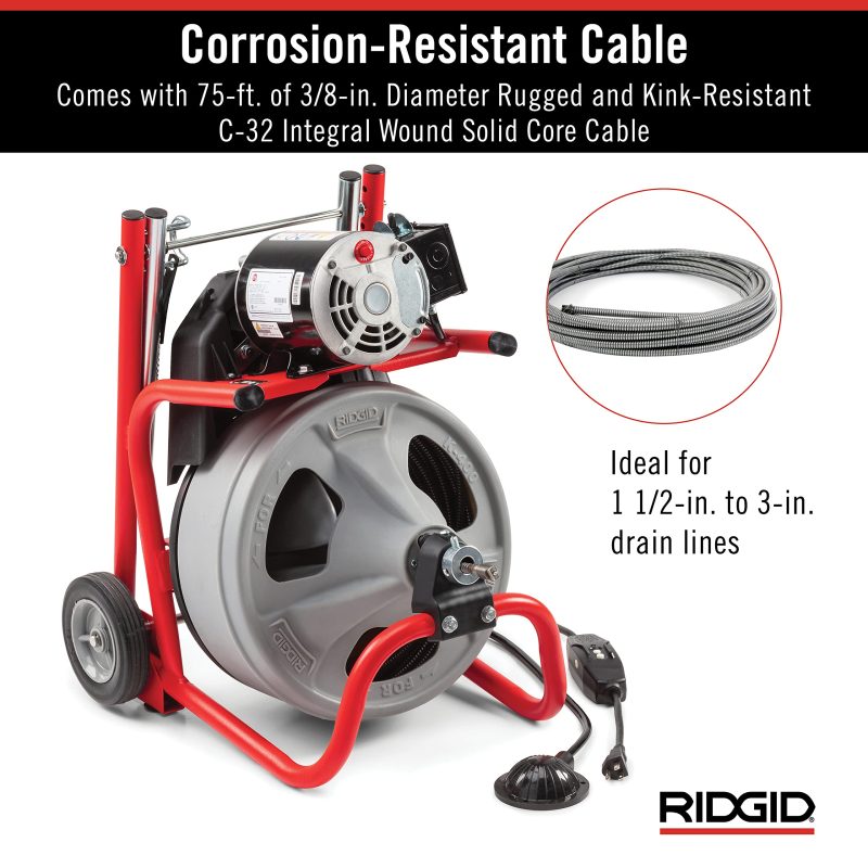 RIDGID 52363 Cleaning 120 Volt Machine - Image 8