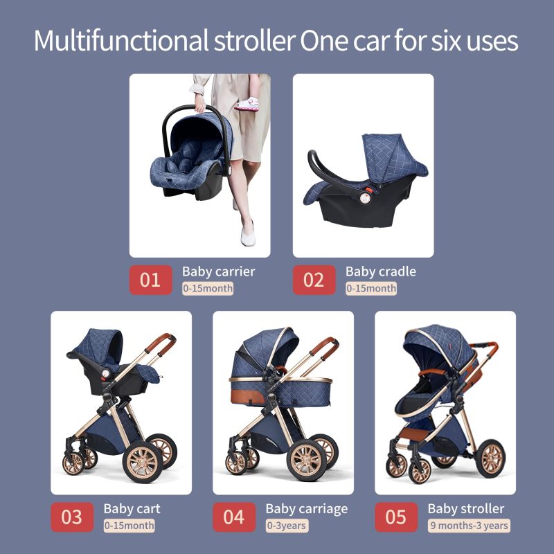 Stroller Pushchair Landscape Reversible Reclining - Image 5