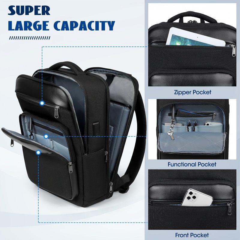 15.6 " Business Laptop Backpack: Perfect for Work, Travel, & School - Image 3