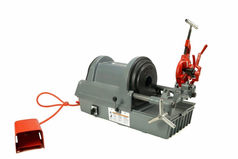 Restored RIDGID® 1822-I Auto Chuck Pipe Threading Machine 20000 815A & Dies (Refurbished)