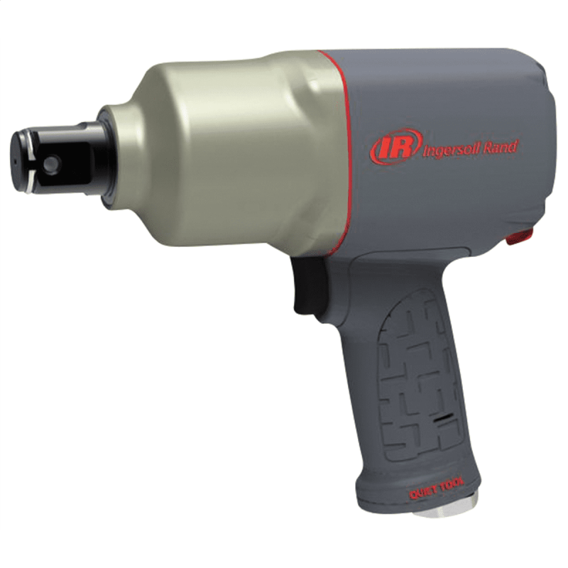 1" Air Impact Wrench, Quiet, 1700 ft-lbs Nut-busting Torque, Industrial Duty, Pistol Grip