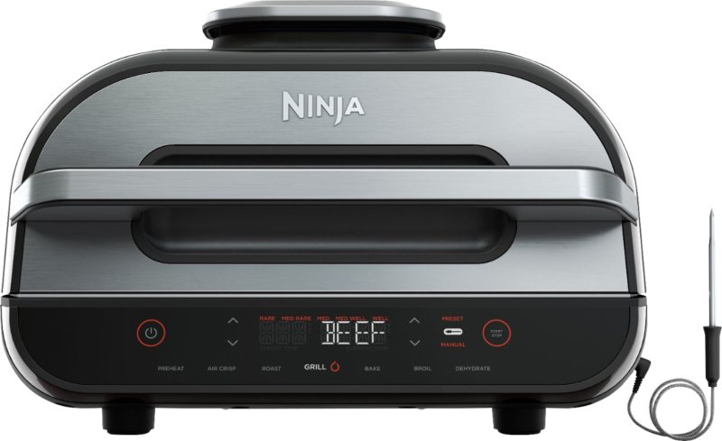 Ninja Foodi Smart XL 6-in-1 Indoor Grill with 4-qt Air Fryer, Roast, Bake, Broil, & Dehydrate - Black - Image 10