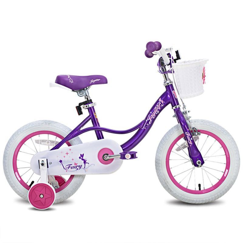 Fairy 16 Inch Kids Bike w/ Training Wheels for Ages 4 to 7, Purple (Open Box) - Image 2