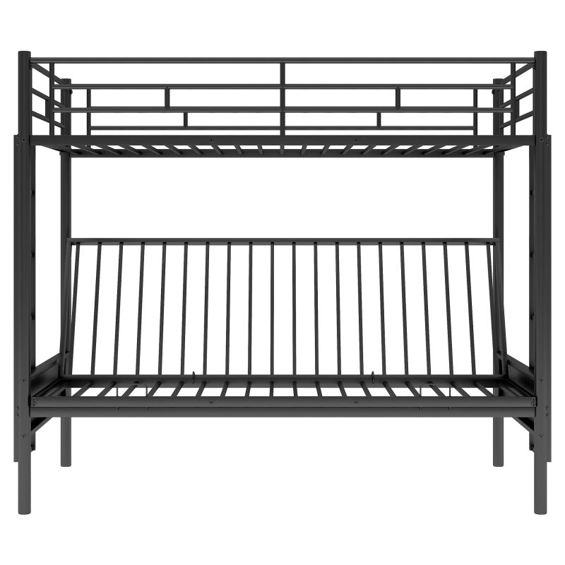 Merax Twin-over-Full Futon Metal Bunk Bed for Children's Bedroom - Image 8