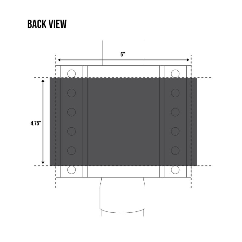 Trailer Valet Blackout Series 2K Side Wind Swivel Mount Jack: 15" Travel, 3" Channel for 2" Ball - Internal Sleeve, Signature Wrinkle Black Powder Coating (700-Hour Corrosion Resistance) - Image 7